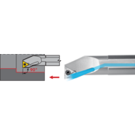 Boring bar A10K STFC-R-11 setting angle 90°, for turning inserts TC..1102.., IC