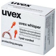 Ear plugs whisper, re-usable, with cord, 50 pairs