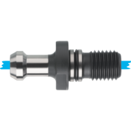 Pull stud MAS BT40 45°, with bore