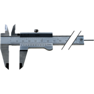 Vernier callipers 150 mm (1/128x0.05 mm) locking screw on top, round depth bar