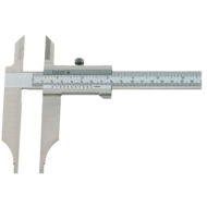 Workshop calliper gauge 300mm (0,05mm) w. blade tips, without fine adjustment