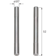 Straight measuring inserts Ø5mm L=52mm