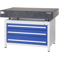 Measuring and inspection plate DIN876/0, 1000x 630x100mm with base cabinet