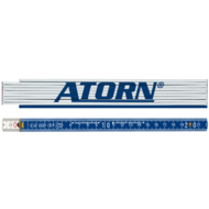 Folding ruler 2m wood, EC Class III, white