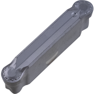 Index. recess. insert AD 5.00-2.5 RM APU40G (double-sided, radial, full rad.)