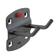 RasterPlan Doppelter Werkzeughalter L 50 mm schräges Hakenende anthrazitgrau