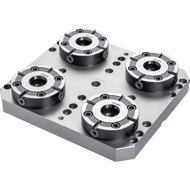 Zero point clamping system 4 clamping pots (H=72 mm)