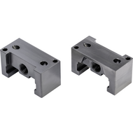 Base jaw set for centric clamping vice BB75
