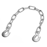 Safety chain for chip tipper