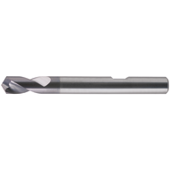 NC spotting drill, solid carbide 120° 3 mm TiAlN, HB shank