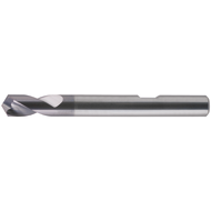 NC spotting drill, solid carbide 120° 12 mm TiAlN, HB shank