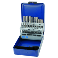 Hand tap set HSS-E DIN352 M3-M12, 21-piece blind/through-hole