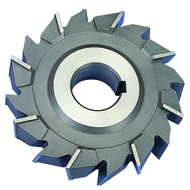 Disc milling cutter HSS-E DIN885A 63x4x22mm 12 ridges, with cross-cut toothing