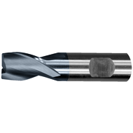 Slot drill HSS-E DIN327D 2mm Z=2 short, AlCrN