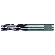 Mini-end milling cutter HSS-E type N 3mm Z=3 cutting edge, long, AlCrN