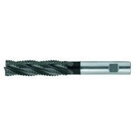 Roughing/finishing cutter HSS-E PM DIN844NF 6mm Z=4 long, TiAlN