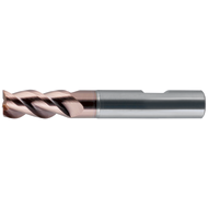 Solid carbide end milling cutter 8mm Z=3 HB, TiAlN-Ultra
