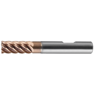 Solid carbide end milling cutter 4mm Z=6 long HB, TiAlN-Ultra