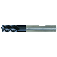 Solid carbide end milling cutter 40° 3mm clearance Z=4 HB, AlCrN