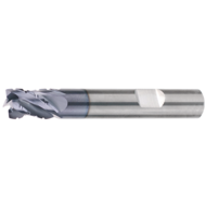 Solid carbide roughing cutter 35°/38° NF 4mm short Z=4 HB, AlTiN