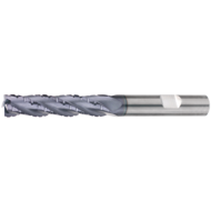 Solid carbide roughing cutter 35°/38° NF 6mm XL Z=4 HB, AlTiN
