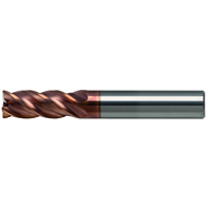 Solid carbide roughing cutter 4mm R=0,2mm Z=4 HA, TiAlN
