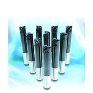 MIRROR-RADIUS milling insert RNM-120-R03 JC8003 (ISO P/K) PVD-coated