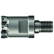 Screw-in milling cutter 10mm/M6, for 2 II EO../ZOMT, L=18mm, QM MILL