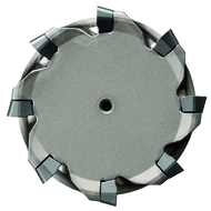 Screw-in milling cutter 10mm/M6, for 2 II EO../ZOMT, L=18mm, QM MILL