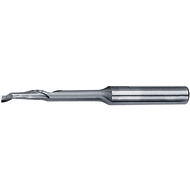 Single-blade end milling cutter 30° long HSS-E 4mm Z=1 HA