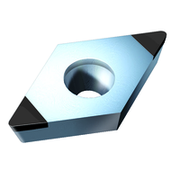 CBN turning insert DCGW 11T304-2MC/S SBC-25C G chamfered, sandwich-type