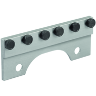 Clamping jaw 125mm with pins