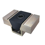 Form-fitting double wedge clamp M4 with locking mechanism