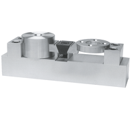 Form-fitting double wedge clamp M4 with locking mechanism