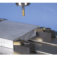 Pull-down clamping claw without T-slot nut