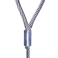 Sling rope 8mm, usable length 1000mm, load capacity 700kg