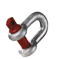 Shackle, straight type, high-strength with threaded bolts, load capacity 500kg