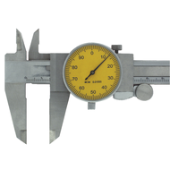 Dial calliper gauge 150mm (0,01mm) with thumb roller