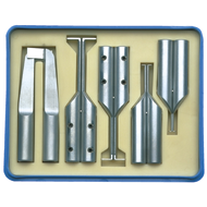 Slot measuring attachment set for calliper gauge