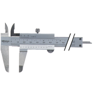 Calliper gauge 150mm (1/128"x0,05mm) locking screw on top
