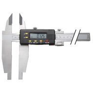 Workshop calliper gauge, digital 300mm (0,01mm) w. blade tips, fine adjustment