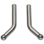 Offset measuring inserts with rounded sensor surfaces