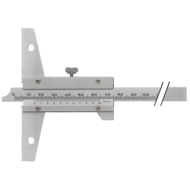 Depth gauge 150mm (0,02mm) without hook, with fine adjustment