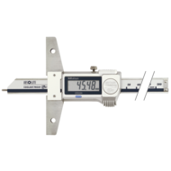 Sliding depth gauge, digital 150 mm (0.01 mm) IP67, with measuring pin 1.9 mm