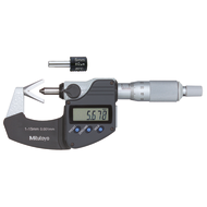 Digital outside micrometer 25-40mm (0,001mm) with V-block anvil 60°