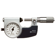 Precision dial comp. microm. 0-25mm D13 (0,001mm) IP54 ret. motion lever left