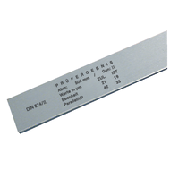 Flat ruler DIN874/2 500x30x6mm special steel, type A