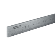 Steel workshop ruler DIN866/A 500x30x6mm normal steel