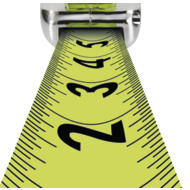 Tape measure 5m, EC Class II, tape width 27mm, Type Powerblade II