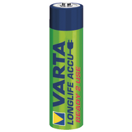 Battery, longlife 1,2V rechargeable LR6, Mignon, AA (pack = 2 pcs.)